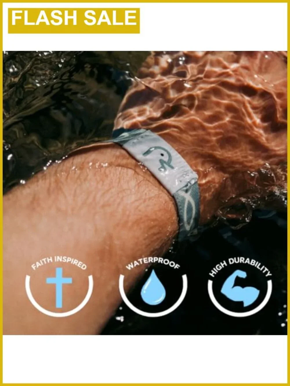 Kids Bible Verse Bracelet Waterproof Wristband Daily Inspiration